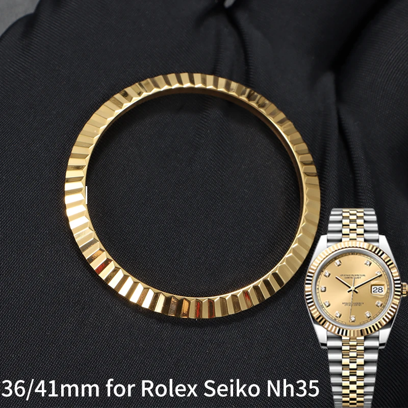 

30,3x35,8 мм 32,35x39 мм для Rolex собачьи зубы Seiko Корпус часов NH35 36 мм 41 мм Циферблат Твердый безель из нержавеющей стали Золото Серебро