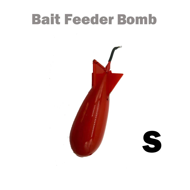 TOLU Fishing Rocket Feeder Large Small Spod Bomb Float Lure Bait Holder 2 Size Pellet Rockets Feeders Position Gear Accessories image 3