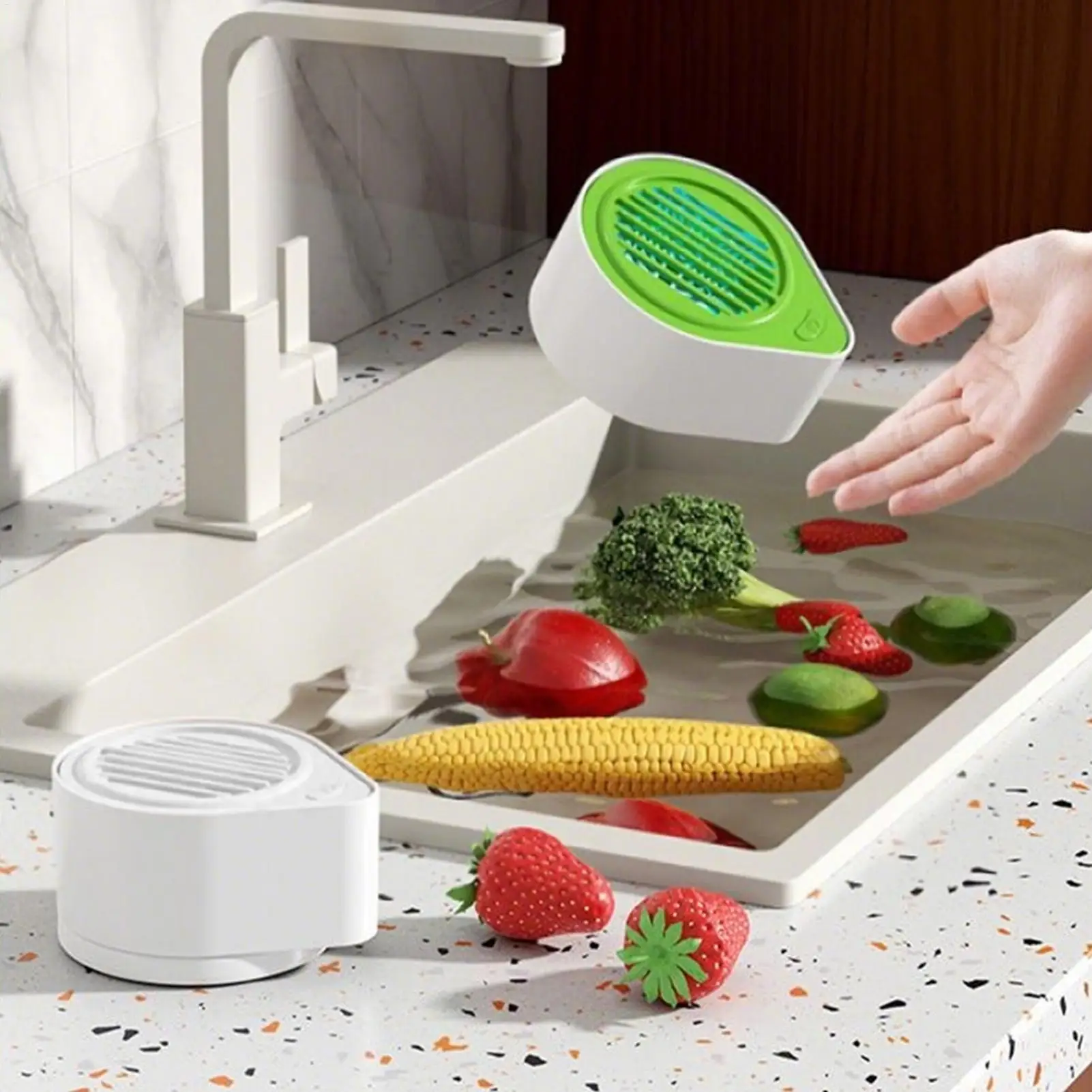 

Fruit Washing Machine Fruit Purifier Cleaning Machine Automatic Healthy Eating Wireless Tool For Home Cooking Meal Prep Fitness