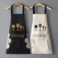 New Waterproof Oilproof Apron Kitchen Household Cooking Baking Apron for Men Women Lightweight and Durable