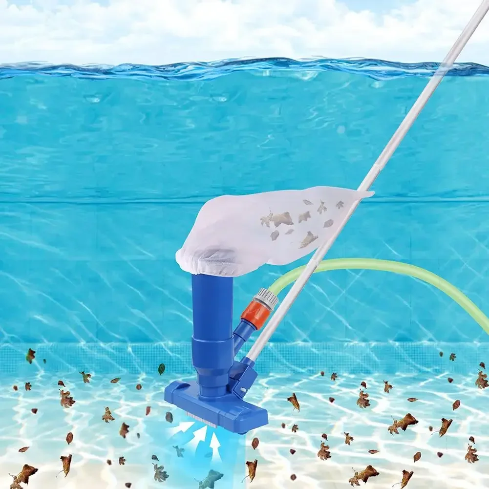 

Swimming Pool Vacuum Cleaner Portable Swimming Pond Fountain Vacuum Disinfect Tool Portable Suction Head Brush Cleaner Pool net