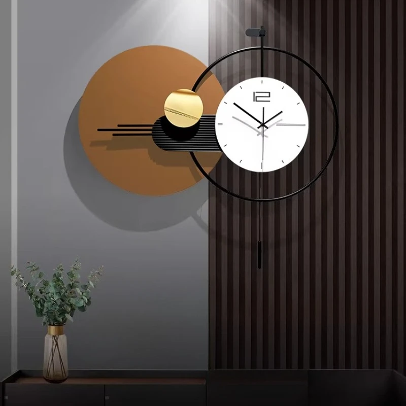 Luxury Nordic Wall Clock Modern Simple Living Room Bedroom Decor Wall Clock Restaurant Hotel Indoor Clocks Retro Wall Watch