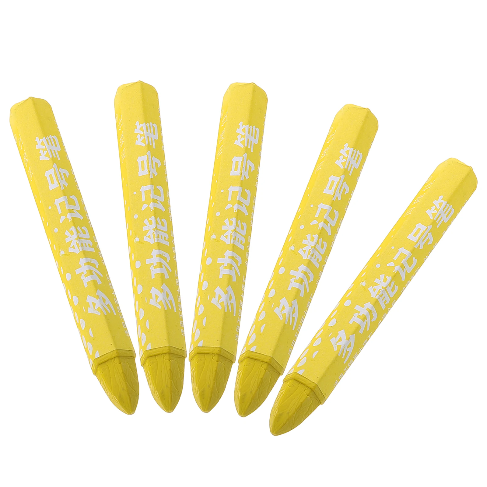 

5 Pcs Tire Marker Brush Pen Crayons for Wood Gold Fabric Lumber Pens Clothes Permanent Burning Double Line