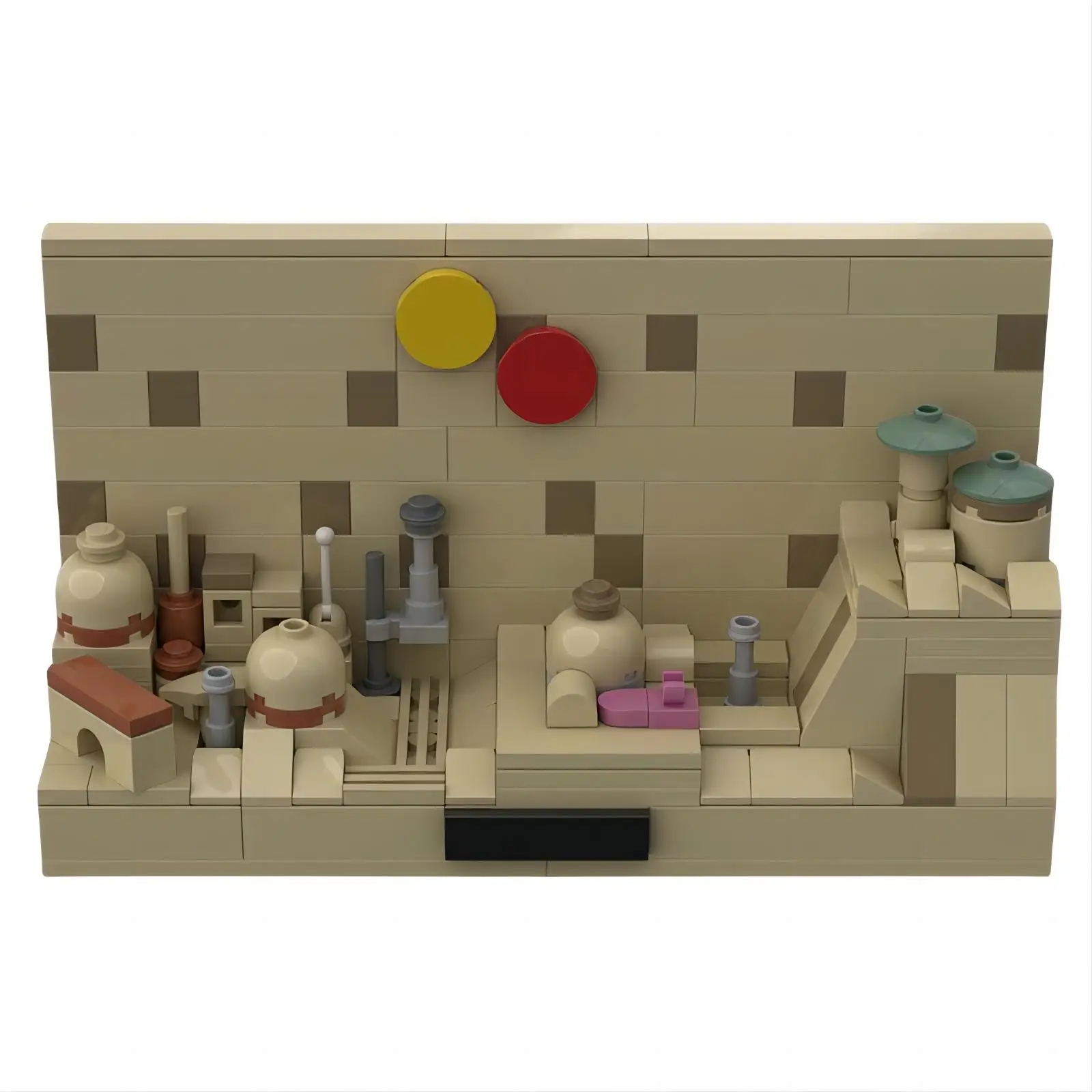 

Детские игрушки в сборе «сделай сам», подарок на день рождения, звезда, кино, архитектура, сцена, набор строительных блоков, серия «Космическая война», модель открытки с историями эпохи