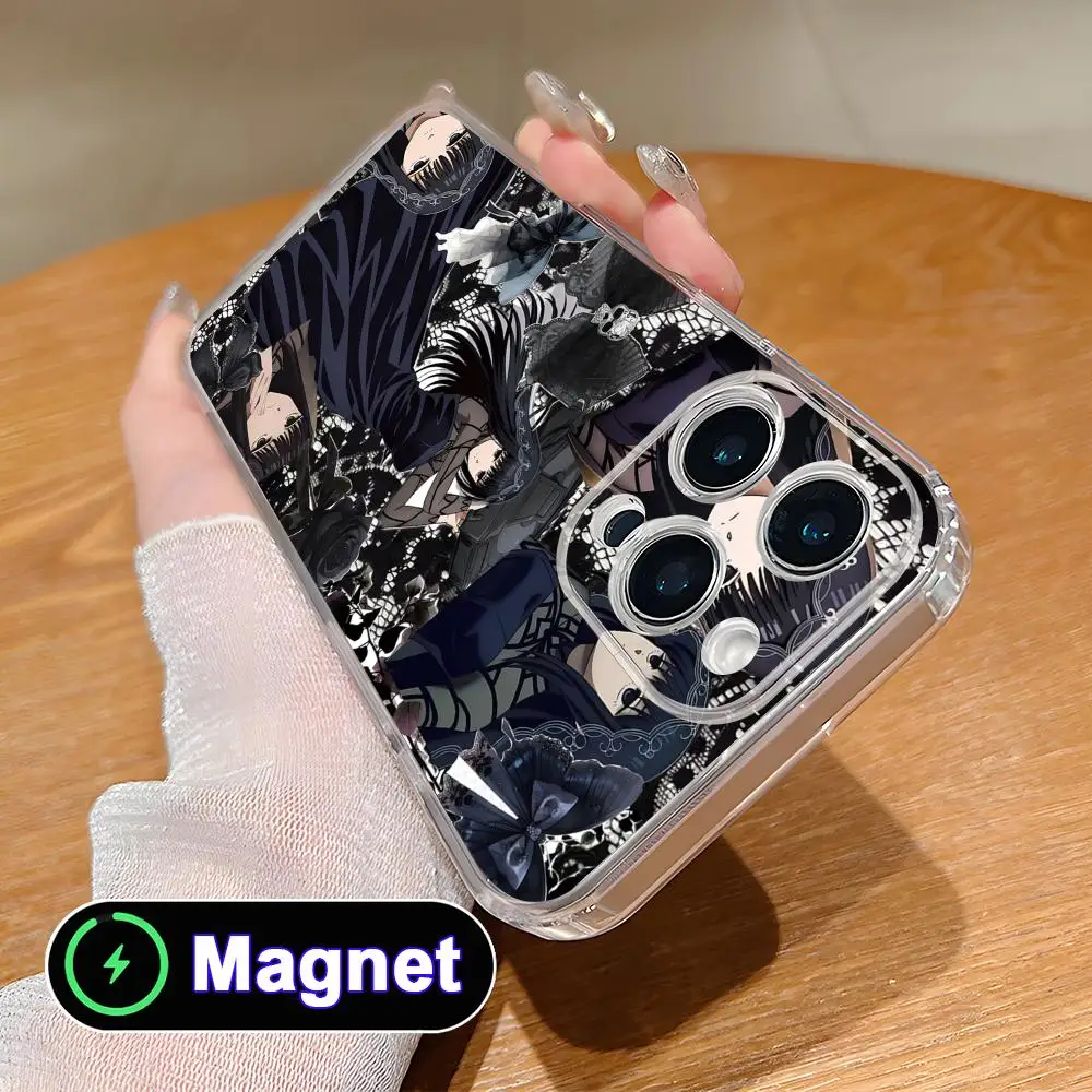 

Чехол для телефона Sakamoto Days Osaragi для iPhone 17, 16, 15, 14, 13, 12, 11 Air Pro Max Plus Mini, мягкий прозрачный чехол из ТПУ с поддержкой Magsafe