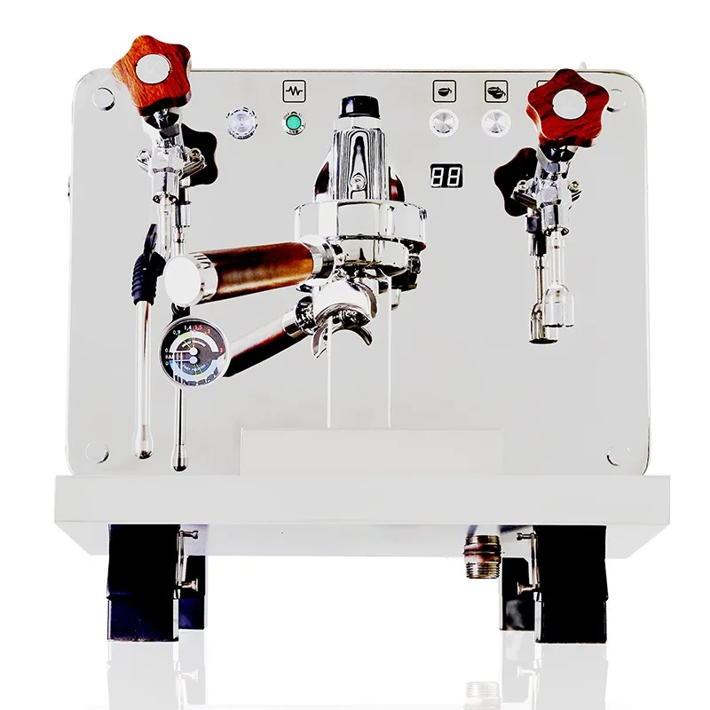 Semi-automatic double-head coffee machine, pre-brew , commercial smart coffee machine