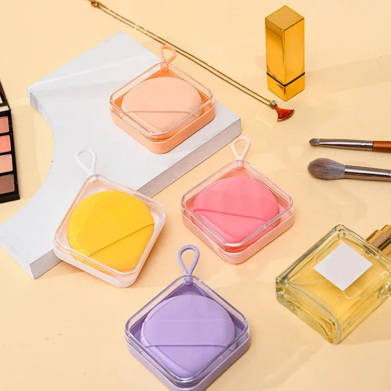 1 stuks draagbare lege doos multifunctionele poederdons opbergdoos met draagkoord transparant schoon beschikbaar voor zakenreizen