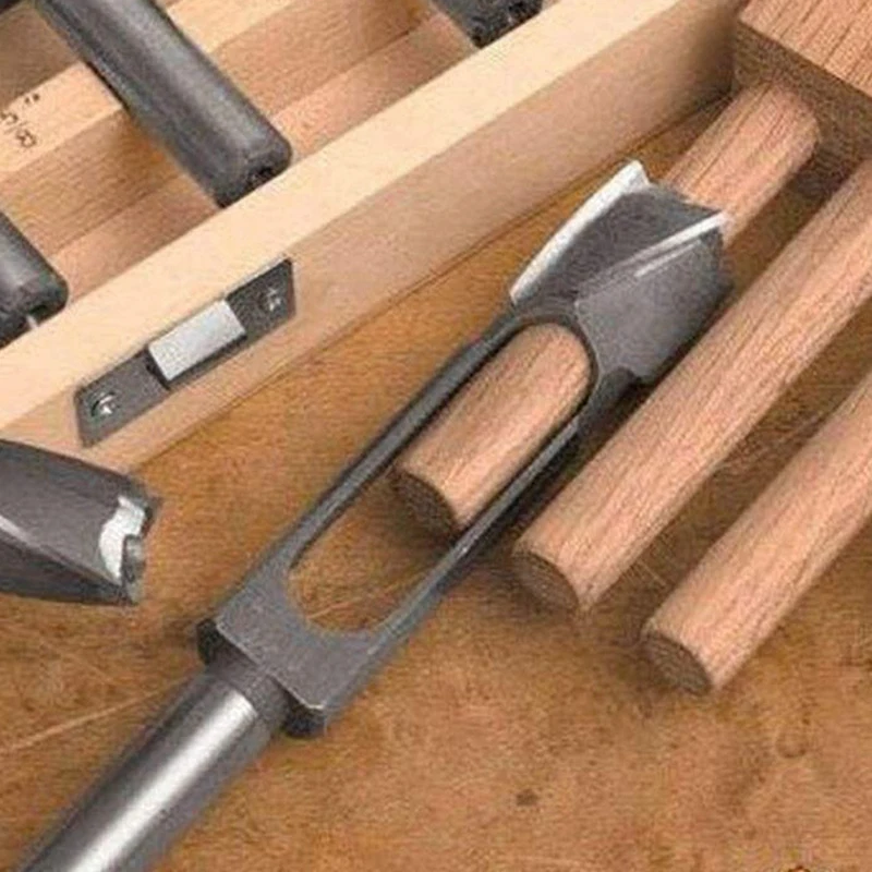 ABBouches-Outil de coupe à tenon, foret pour le travail du calcul, Outils de travail de calcul exécutif de meubles (14mm)
