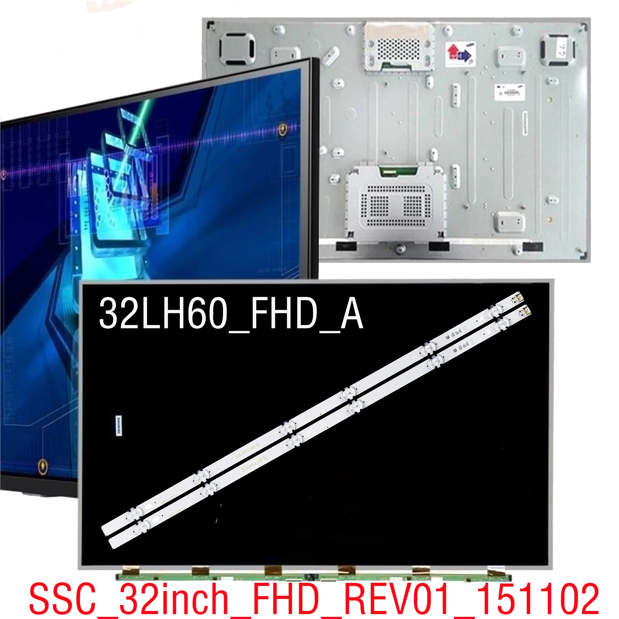 

LED backlight Strips For 32LH530V 32LH533V 32LH541V 32LH562A 32LH564A 32LH600B 32LH602D 32LH602U 32LH6040 32LH6047 32LH604B