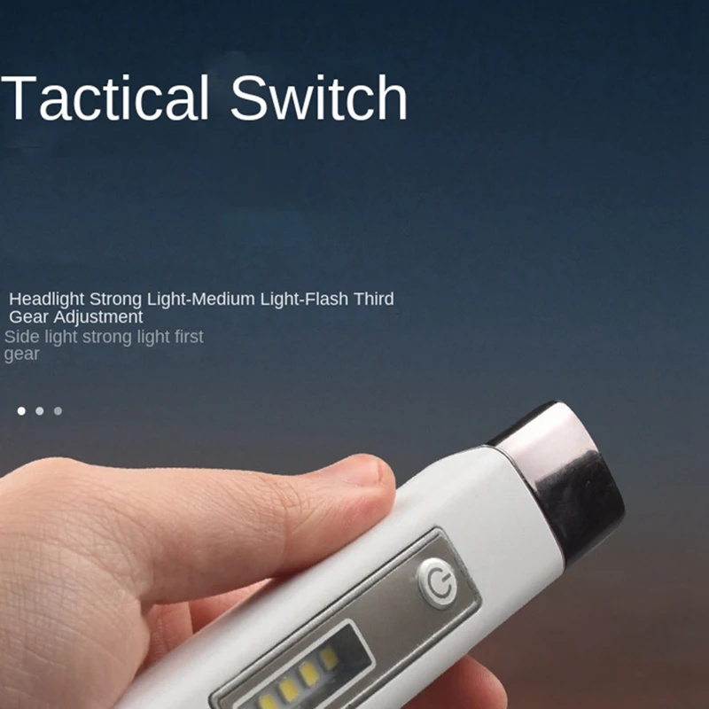 Top-Mini Flashlight Multi-Function Strong Light Flashlight Emergency Power Bank Flashlight Usb Charging Portable Lighting