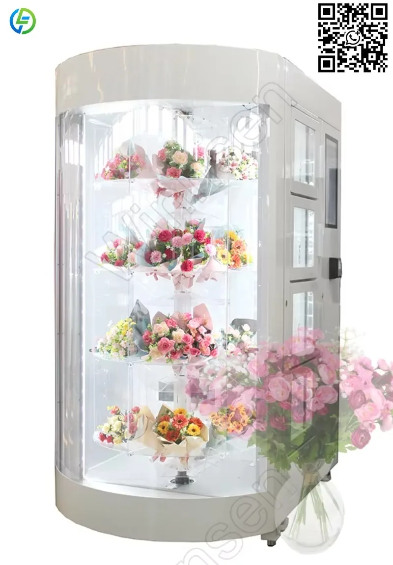 Customized  Smart Flower Vending Machine with 24/7 WiFi Access & Real-Time Inventory Tracking