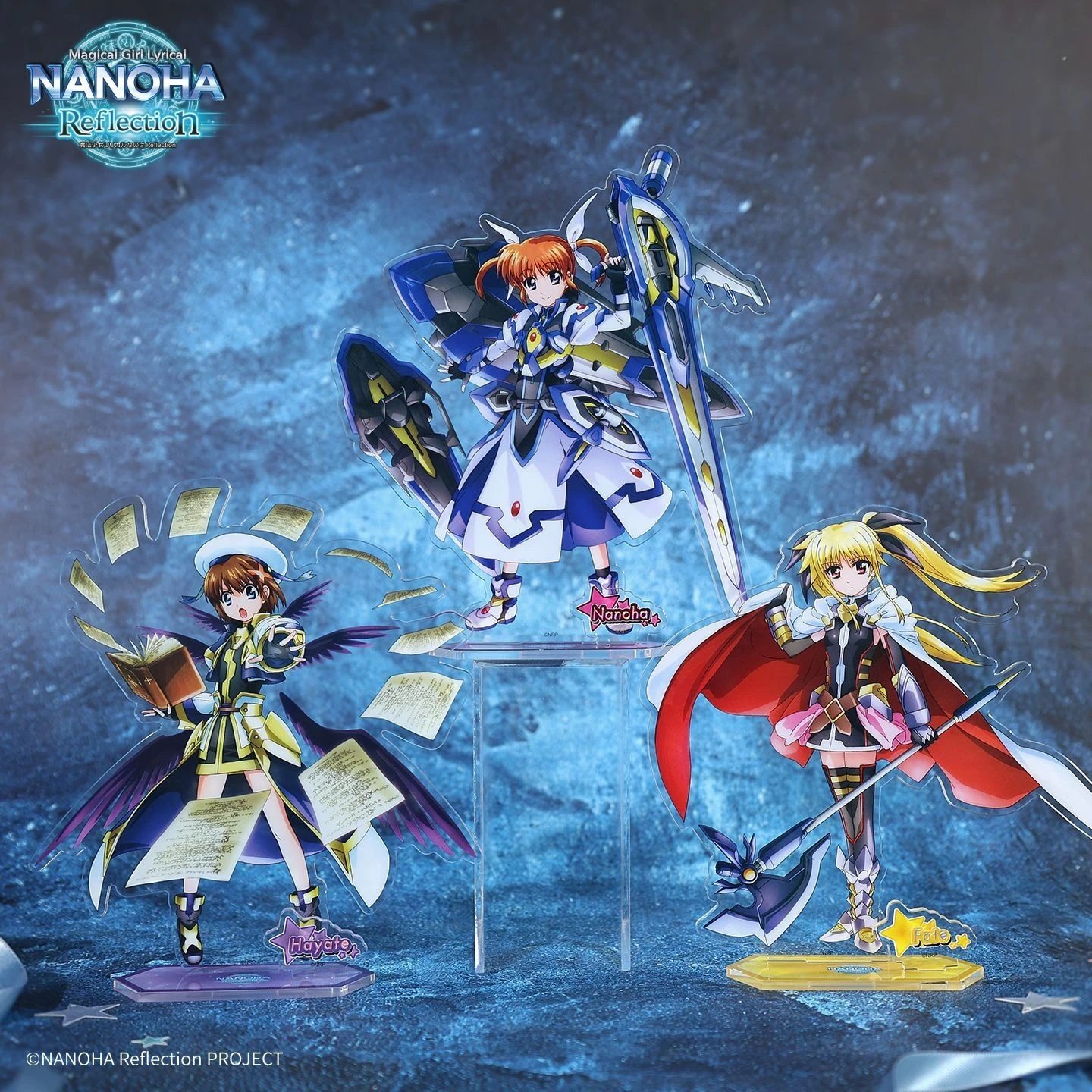 Official Magical Girl Lyrical Nanoha: Reflection Acrylic Stand Takamachi Nanoha Character Acrylic Standee Action Figure