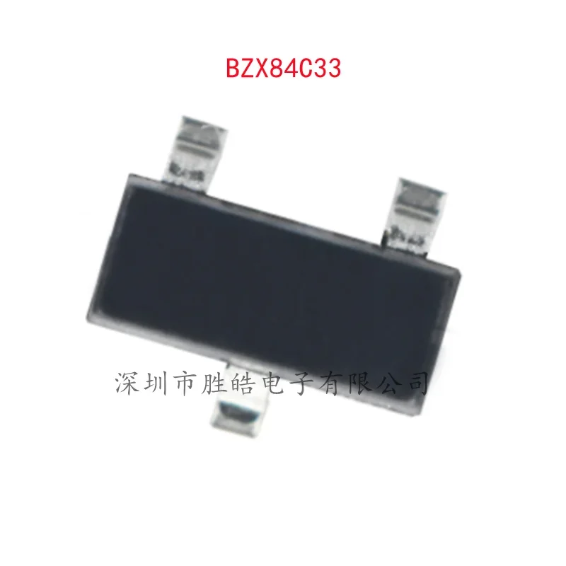 

(100PCS) NEW BZX84C33 84C33 Screen Print Y12 Voltage Regulator Diode 33V BZX84C33 Integrated Circuit