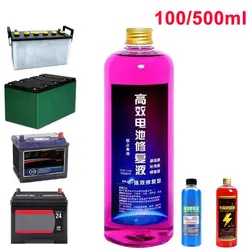 Battery Electrolyte Fluid Protective Battery Desulfator 500ML Battery Additive Battery Repair Fluid For Boat Batteries Accessory