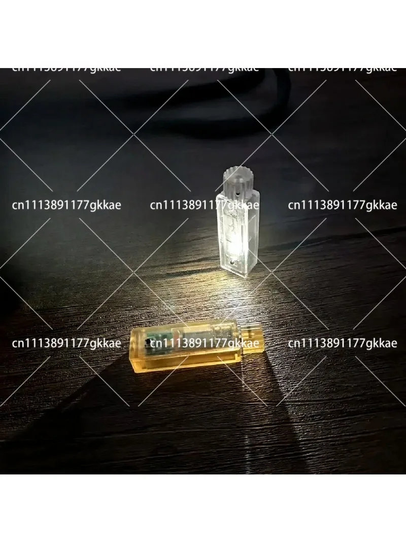 Hand crank light pendant mini toy no battery required hand screw generator stress relief EDC keychain