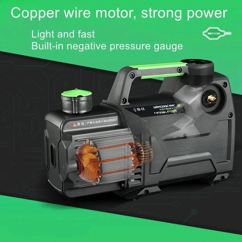 2F1BRK vacuum packaging pump (1 liter dual stage) dual electric brushless battery 4.0AH 4
