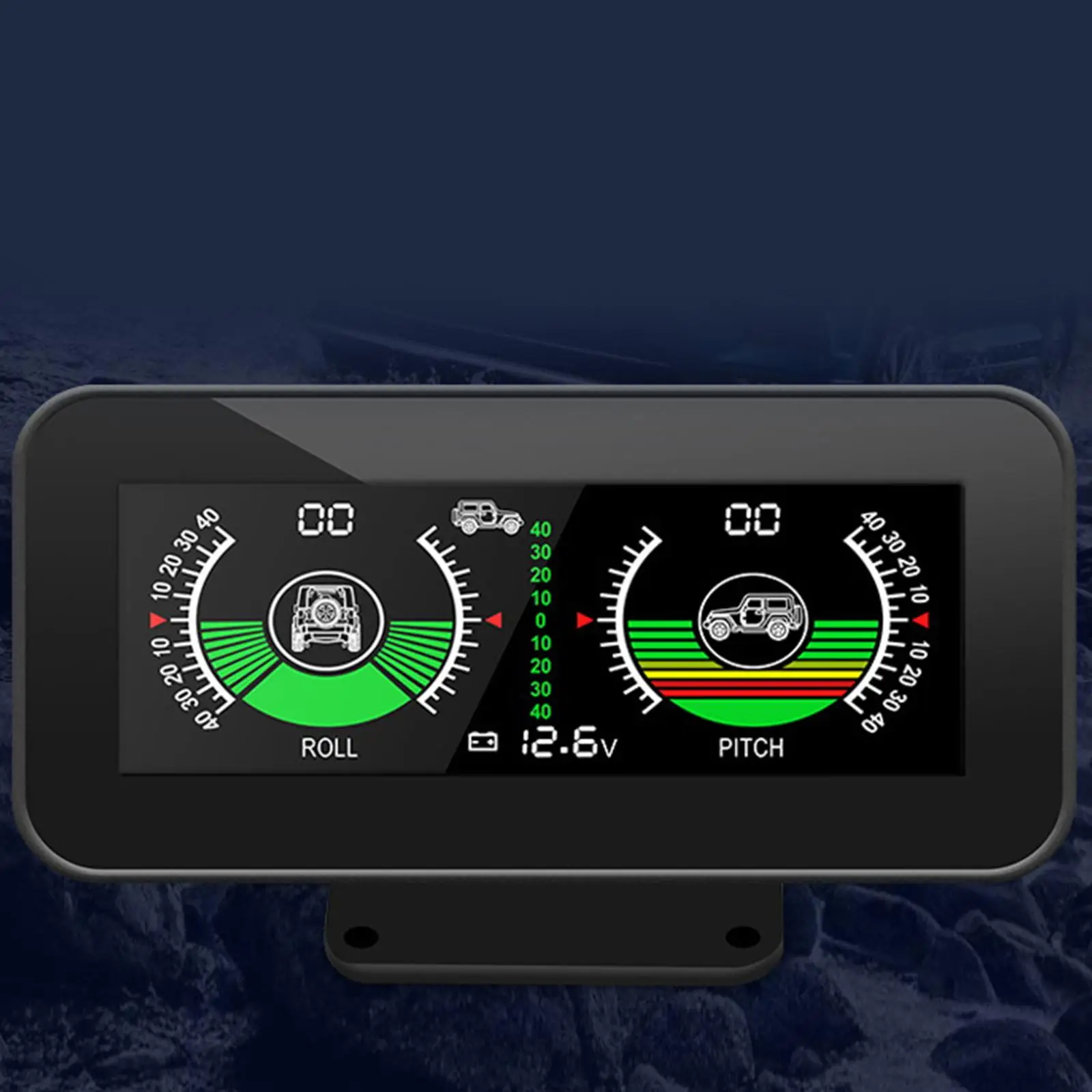 Automotive Slope Meter Electronic Clinometer Indicator Car Inclinometer