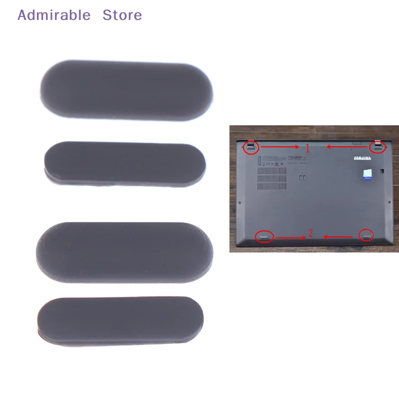 [W]4pcs Laptop Rubber Pad for Thinkpad X1 Carbon 5th 6th X1C 2017 2018