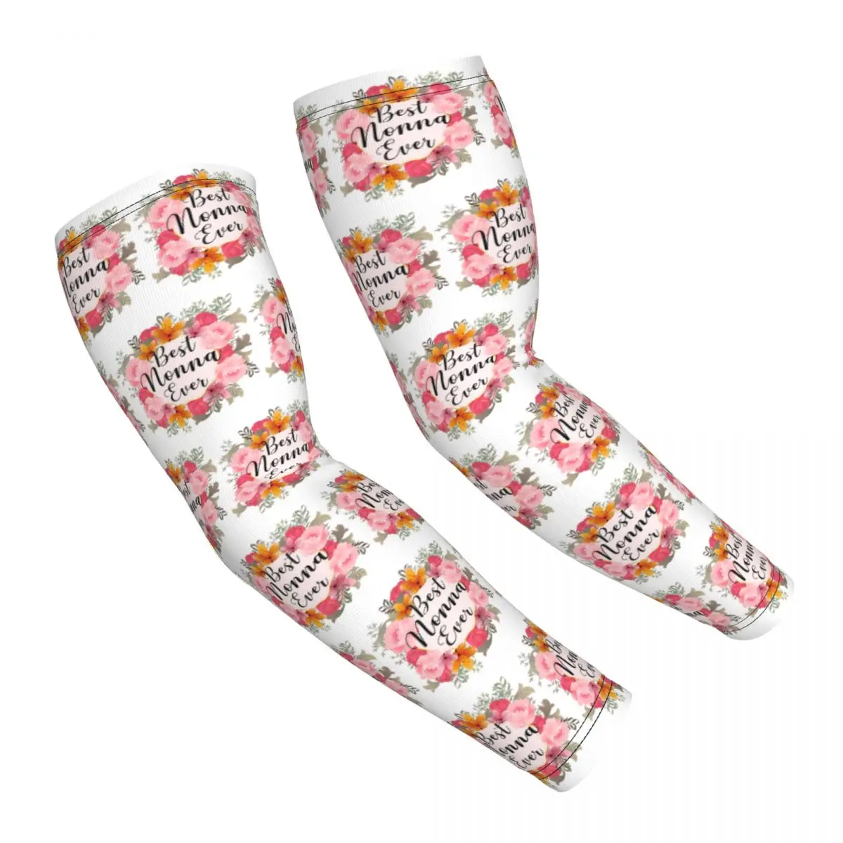 Beste Nonna Ever – Lustige Oma-Mutter-Armstulpen für Männer und Frauen, Sonnenschutz, UV-Schutz, Tattoo-Abdeckung, Sport, kühlend, Radfahren