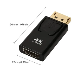 DisplayPort DP männlich für weiblichen HD -Adapter, Konverter, Audio -Video -Plug, Computerschalter, TV, Laptop, 4K 12 Hauptverkäufe Sex DP - №4