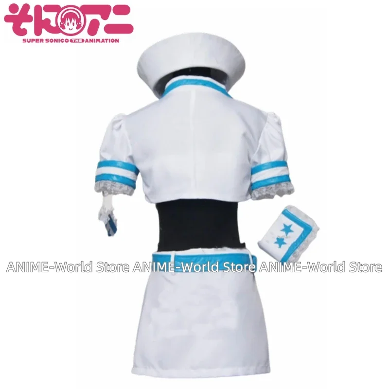 Custom Made Nitro Super Sonic Super Sonico Sailor Anime Cosplay Costume customized any size