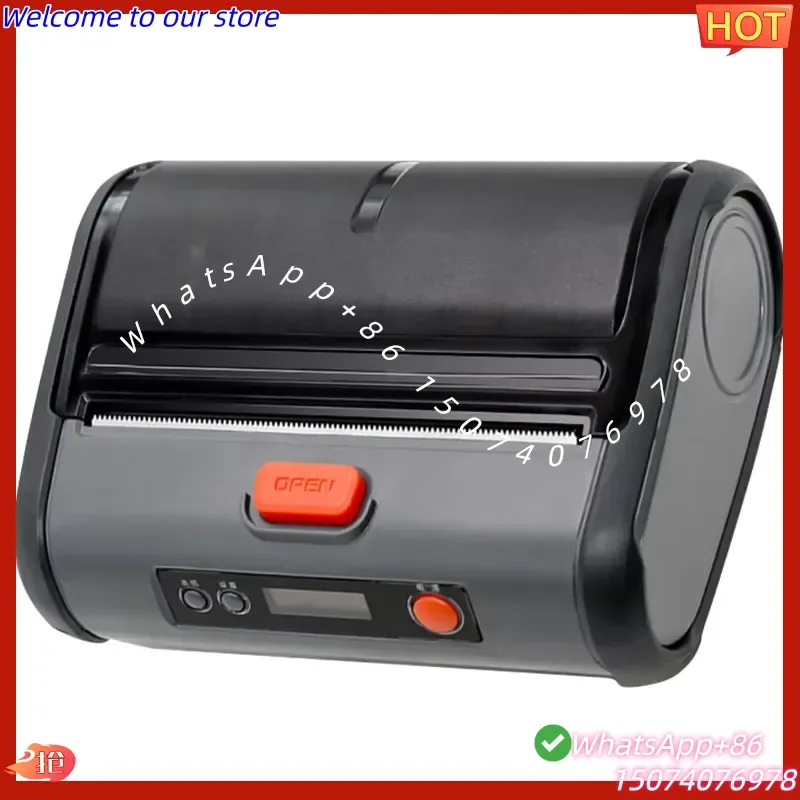 2026 2025 New 3 Inch 4 Inch Portable Barcode Thermal Label Printer 58 80 110mm QR Code Price Tag FBA Shipping Thermal Sticker