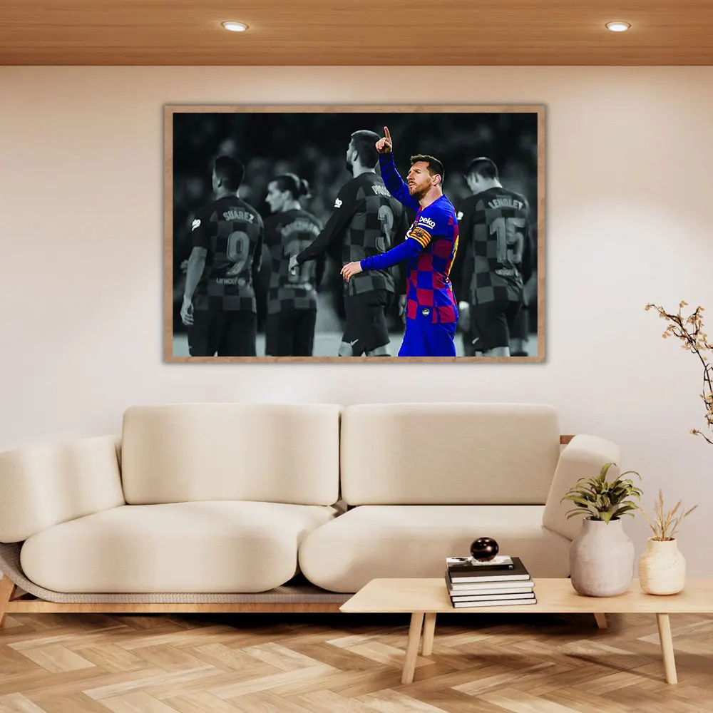 Football Star Messi Ronaldo Poster Wall Art Decoration Painting Without Frame Room Home Decor Soccer Club Fans Collection Gifts