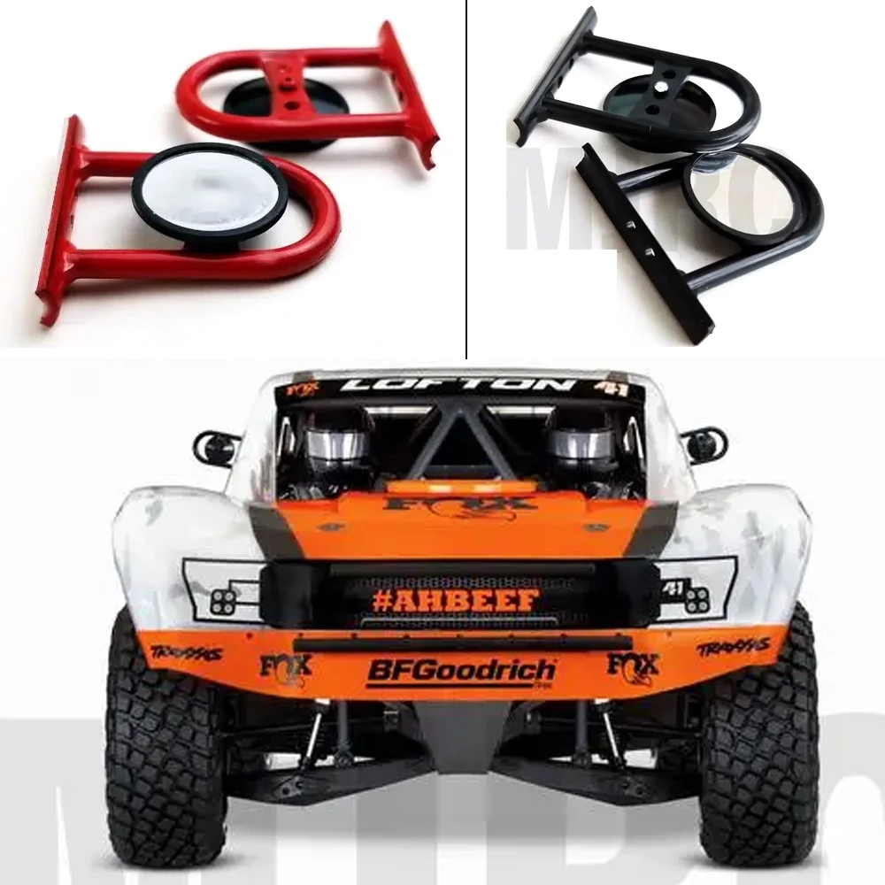 

1 Pair Rc Car 1/7 Simulated Climbing Vehicle Rearview Mirror for Traxxas Udr Unlimited Desert Racer Capo JKMAX BAJA