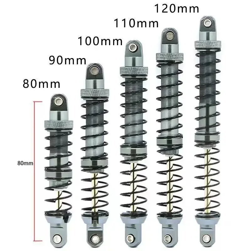 Metal 70mm 80mm 90mm 100mm 110mm 120mm Shock Absorber Oil Damper for 1/10 RC Crawler Car Axial SCX10 90046 AXI03007 TRX4 TRX6