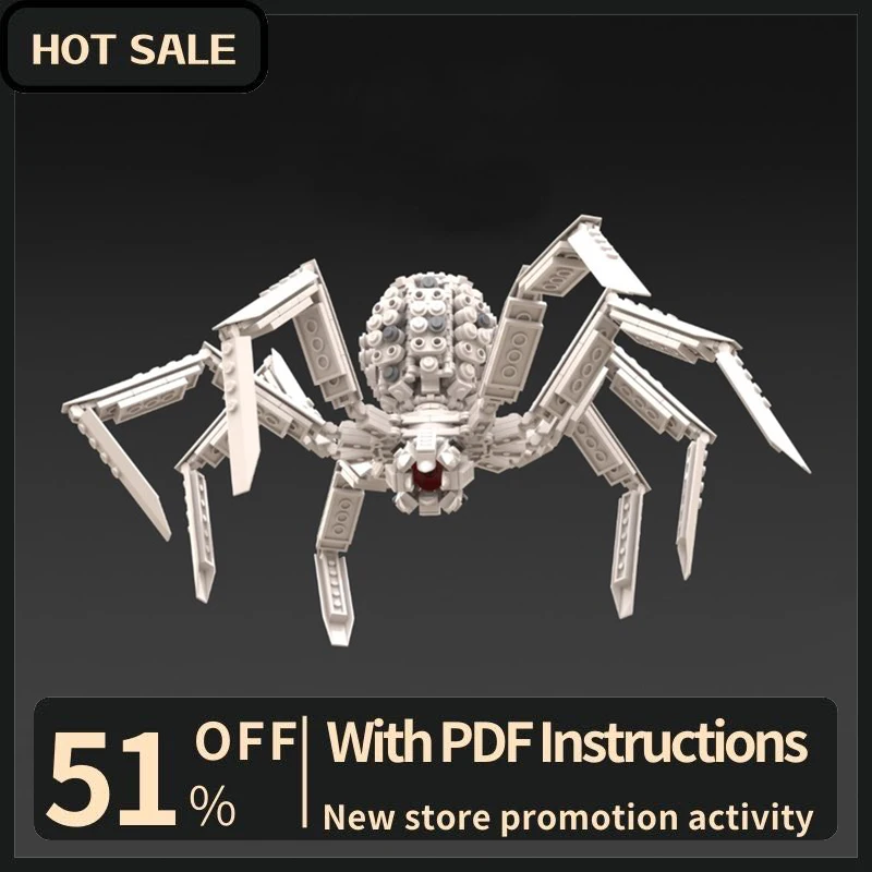 Nieuwe 462PCS Beroemde Star Battle Movie Moc Ice Spider Model Custom Puzzels Diy Creatieve Ideeën Kinderen Speelgoed Verjaardag Kerstcadeaus