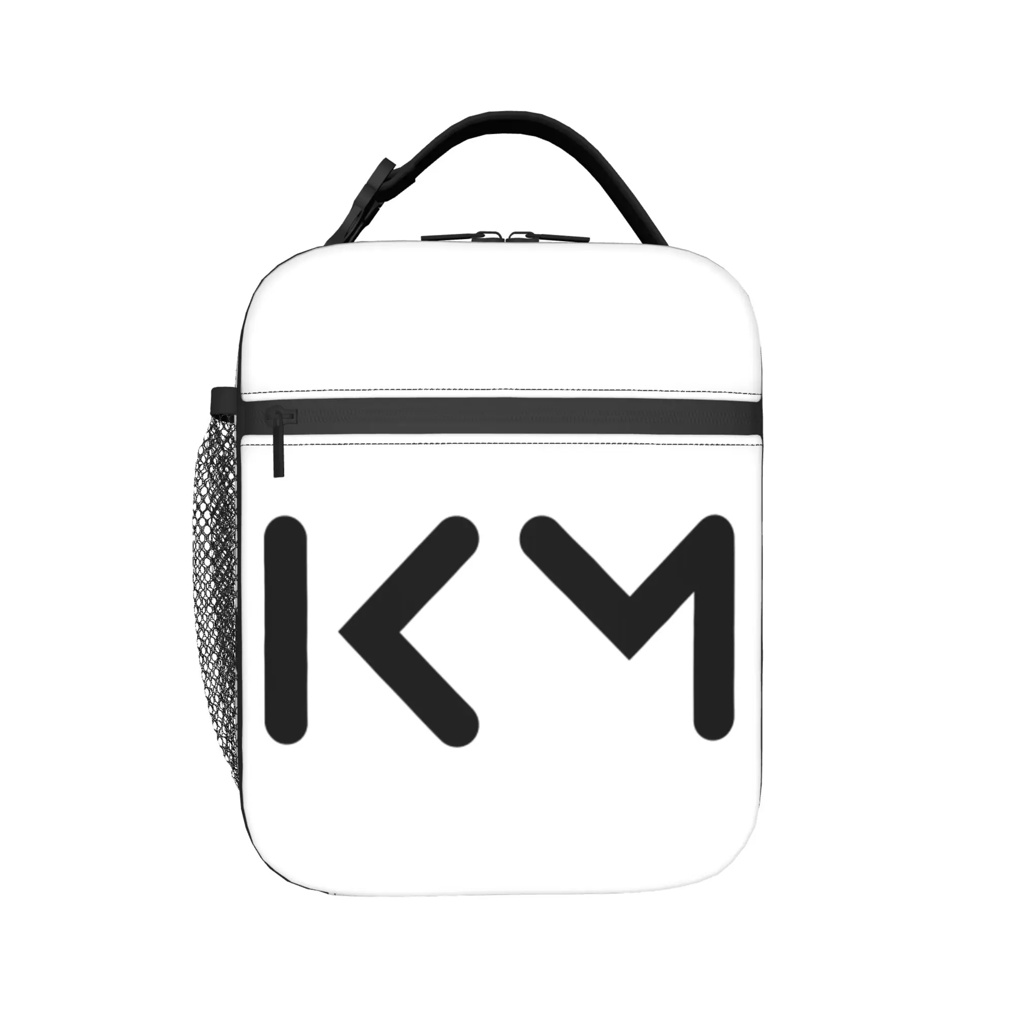 Punk KM M-Mbappes Insulated Lunch Bag High Capacity Soccer Hip Hop Meal Container Thermal Bag Tote Lunch Box Bento Pouch