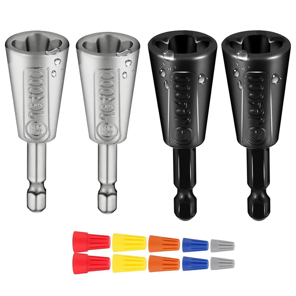 Simplify Your Wiring Tasks Electric Drill Compatible Quick Connect Device Featuring Four Tools And Ten Wiring Accessories