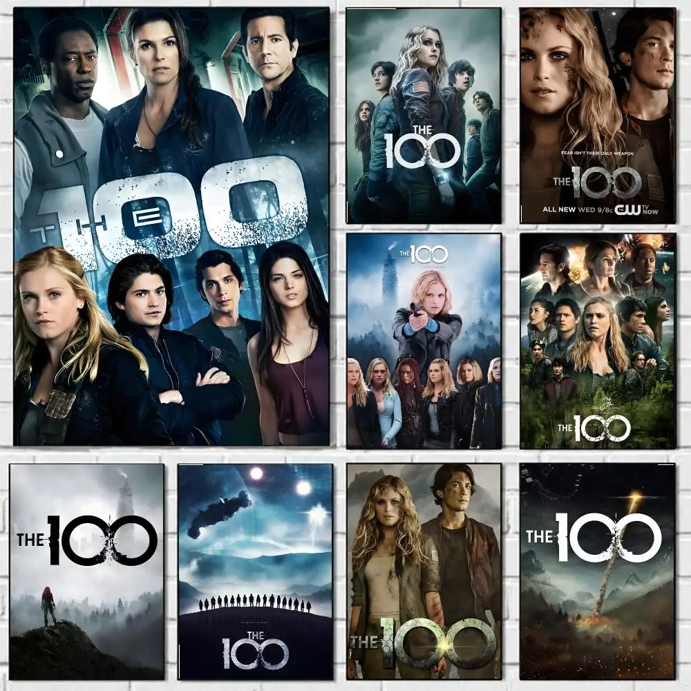 The 100 Season Poster HD Art Sticky Wall Waterproof Home Living Room Bedroom Bar Aesthetic Decoration