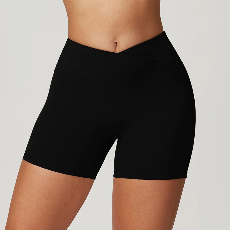 Yoga Shorts High Elastic Scrunch Buttock Lift Sports Shorts Women Running Workout Shorts Woman Yoga High Waist Gym Shorts