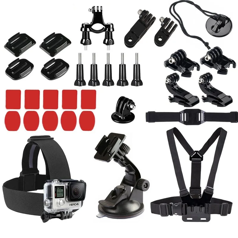 

Action camera 33 in 1 accessory set for GOPRO SARGO YI-LITE|Suitable for diving, cycling, climbing, and other shooting