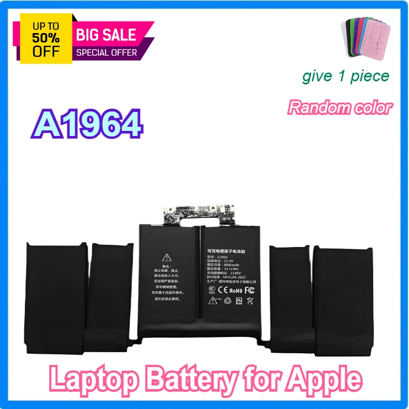 

1964 Laptop Battery for Apple MacBook Pro A1989 13" (2018/2019) A2251 (2020) EMC3214 EMC3358 020-02497 MR9Q2LL/A
