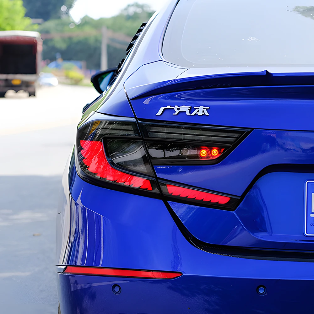 

Car Taillights Assembly For Honda Accord 2018-2021 LED Auto Rear Lamps Upgrade High Quality Dragon scale Taillight Accessories