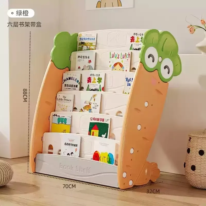 Book Shelves Bookshelf Children Bookshops Kids Toy Storage Baby Bookcase Child Library Children's Songmics Bookcases Room Shelf