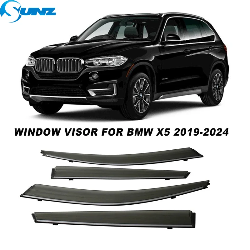 

Car Window Deflector For BMW X5 MK4-G05 2019 2020 2021 2022 2023 2024 Window Visors Vent Shade Rain Guards Wind Deflector