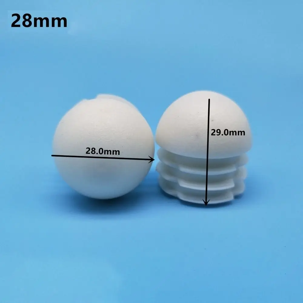 

4Pcs Spherical Furniture Accessories Insert Black Dust Cover Floor Protector Plugs Chair Leg Caps