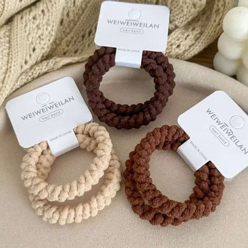 3pc bellezza coreana buona elasticità fascette per capelli anelli corda Scrunchies per le donne ragazze bambino regalo di festa quotidiana accessori