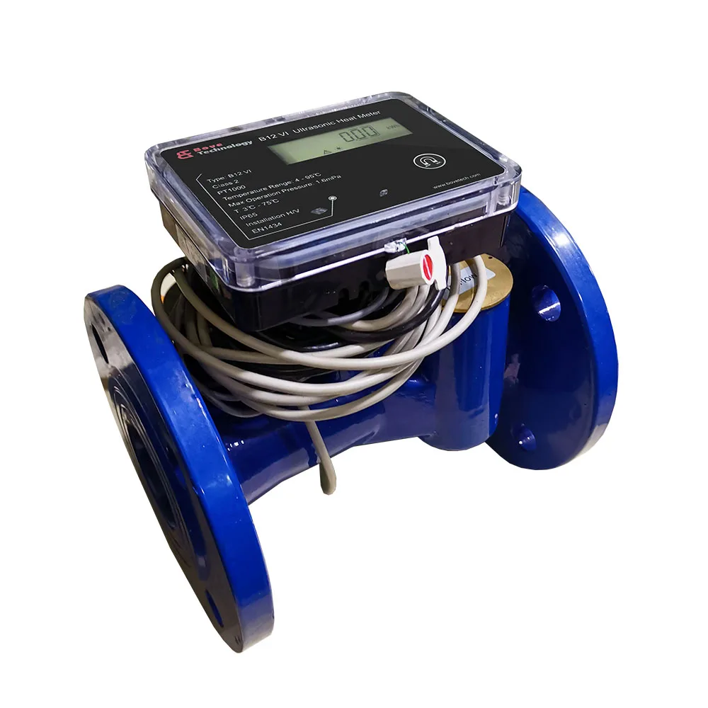 Mbus Rs485 Pulse Output Bulk Heat Meter Ultrasonic Smart Water Heat Energy Flow Meter