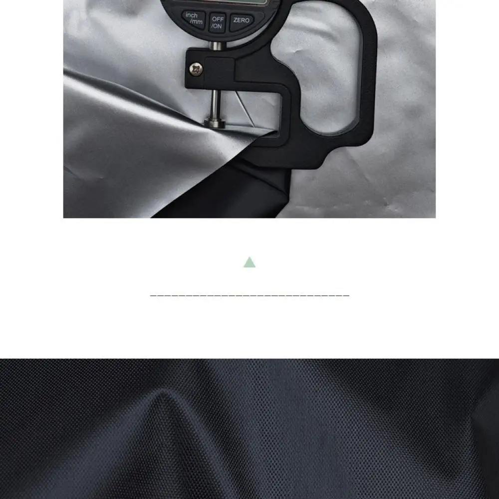 Blackout Fabric Titanium Silver Coated Sunshade Material Thermal Insulation For Garden Canopy And Studio Room