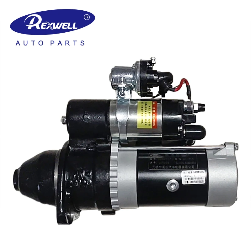 

REXWELL New Genuine Top Quality Auto Engine Starter Motor Assembly QDJ2636C QDJ2519A-P 24V 9T 4.5KW for Foton Ollin Truck YZ4105