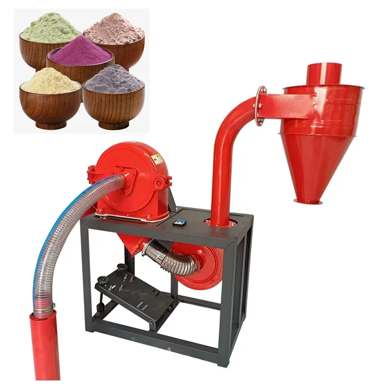 500 kg/h Tierfuttermühle Brecher selbstansaugender Getreidemais Brecher