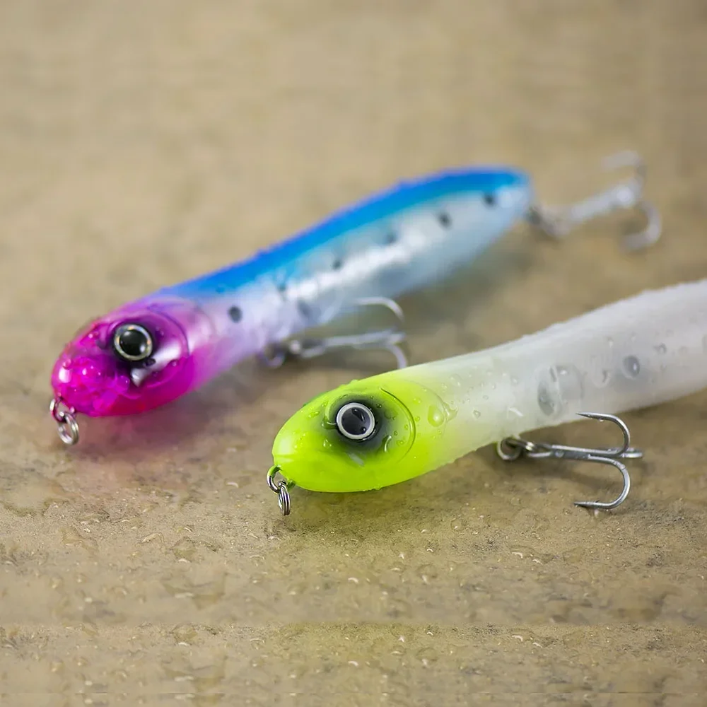 Countbass Topwater Walking Lure Saltwater Walk The Dog Fishing Hard Bait Popper Plug  100mm 15.6g