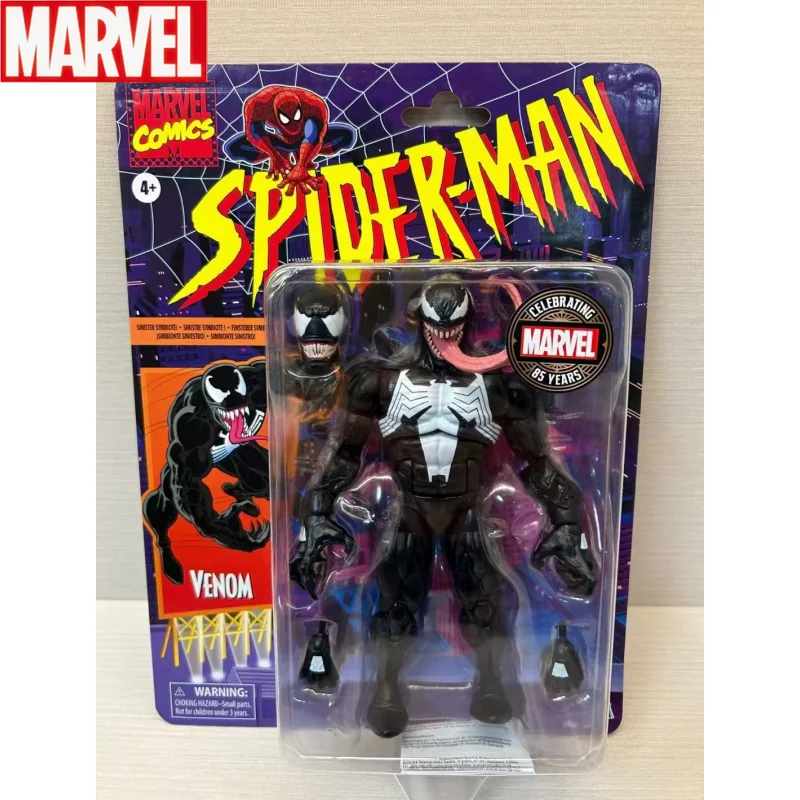 In Stock Marvel Legends Spiderman Retro 85th Anniversary Exclusive Venom 6