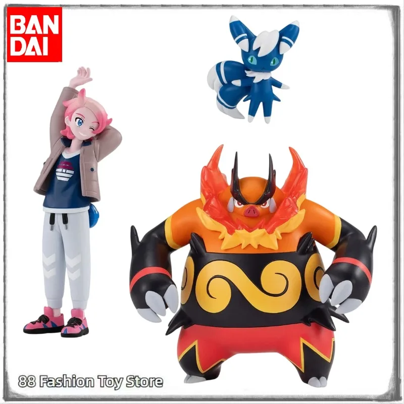 Pre-order for January 2027 BANDAI Pokémon Scale World  Pokémon Emboar Urbain Meowstic Anime Figure Collectible Toy