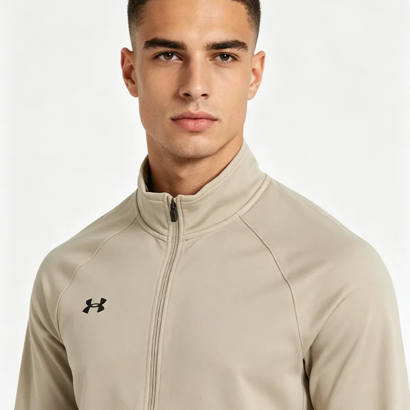 Hot Under Armour Men's Classic Logo Loose And Comfortable Stand-Up Collar Sports Running Fitness Training Casual Jacket