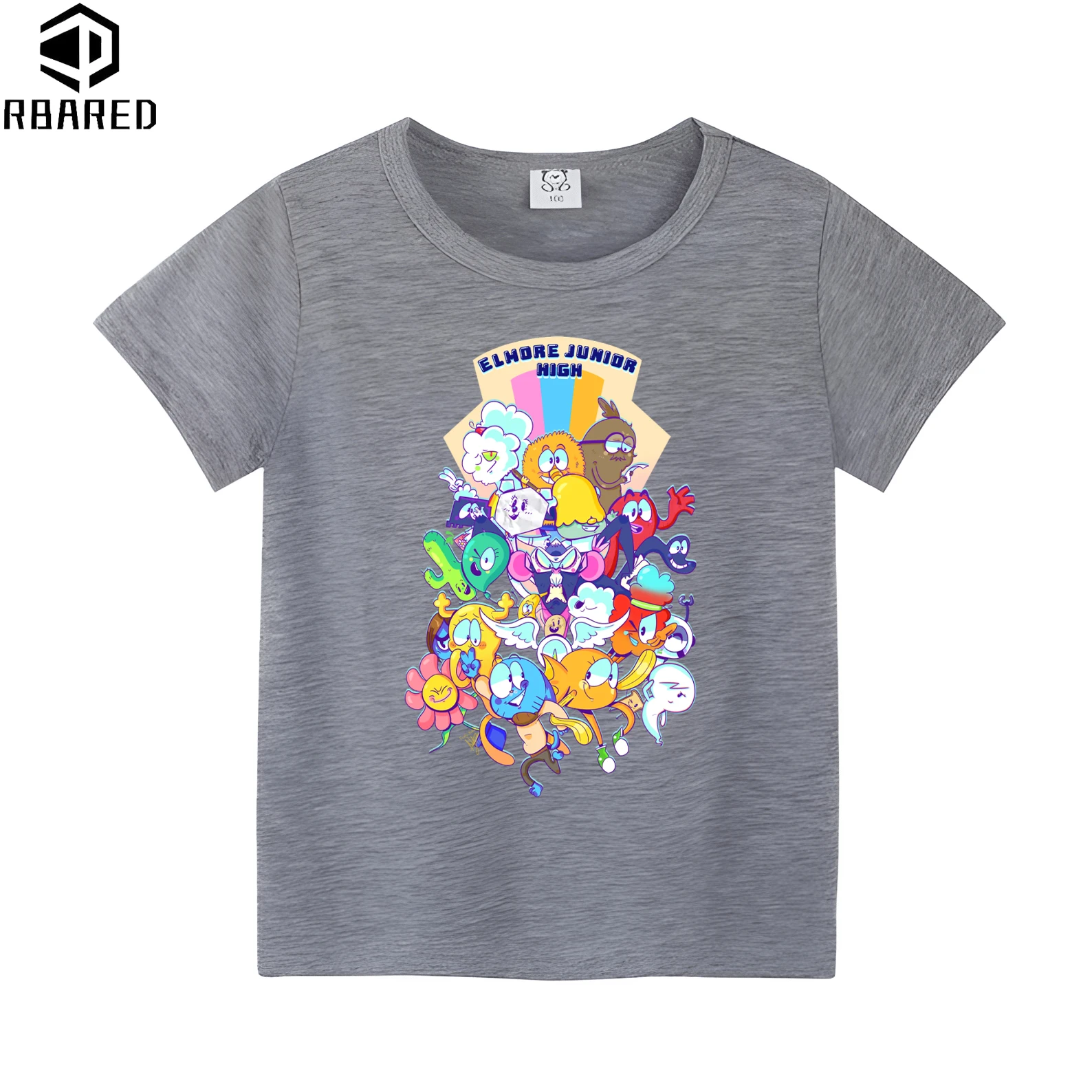 The Amazing World of Gumball 100% Cotton Winx Baby Summer Clothes 2024 Kids Clothes Children\'s T-shirt Brands Pikmin Girls Tops